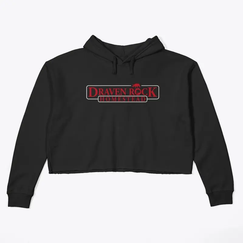 Women's Draven Rock Crop-Top Hoodie