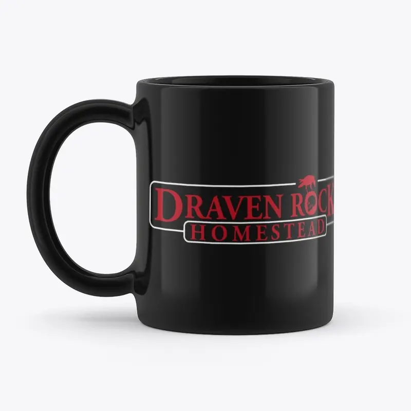 Draven Rock Homestead Black Coffee Mug